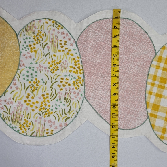 Easter Egg Spring Theme Fabric Table Runner - Picture 6 of 12